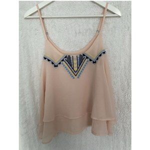 Flowy Light Pink Tank Top